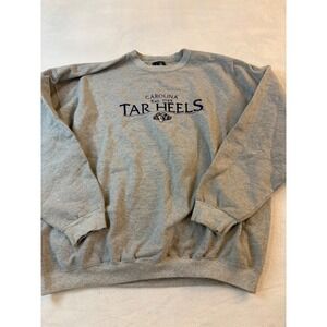 Carolina‎ Tar Heels Gray Crewneck Sweatshirt Mens XL Vintage